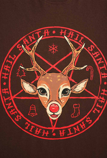 Hail Santa Oversized T-Shirt - BonkersCorner