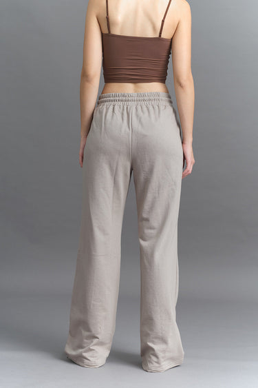 Brown Wide-Leg Sweatpants - BonkersCorner