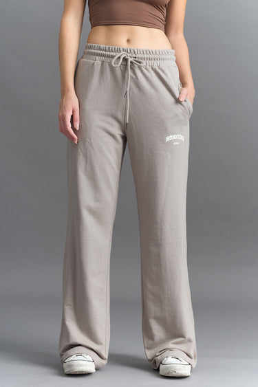 Brown Wide-Leg Sweatpants - BonkersCorner