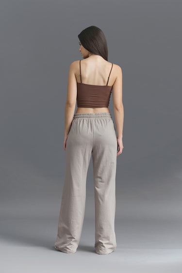 Brown Wide-Leg Sweatpants - BonkersCorner