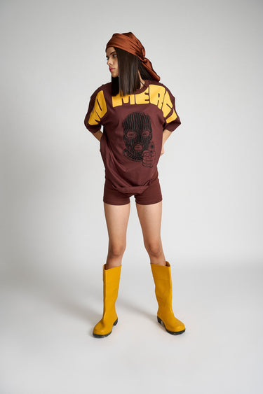 Show No Mercy Oversized T-shirt - BonkersCorner