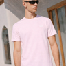 Serene Pink Supima Regular Fit T-shirt - BonkersCorner