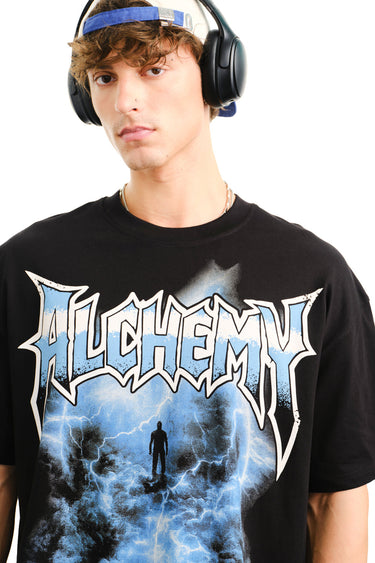 Bonkerscorner UAE Alchemy State oversized T-shirt featuring a bold graphic design on soft fabric.