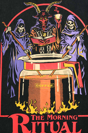 Morning Ritual Oversized T-shirt - BonkersCorner