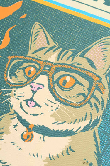 Purred Emails Oversized T-shirt - BonkersCorner