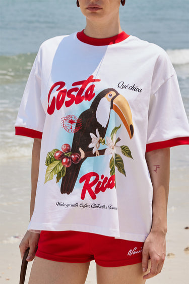 Costa Rica Postcard Oversized T-shirt