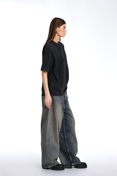 Official Guns N Roses Faded Oversized T-shirt - BonkersCorner