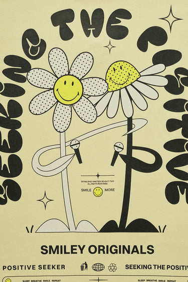 Seeking The Positive Oversized T-shirt - BonkersCorner