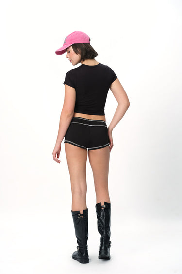 Gemini Glow Long Length Baby Tee - BonkersCorner