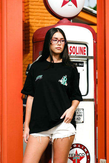 Play Check Supima Oversized T-shirt - BonkersCorner