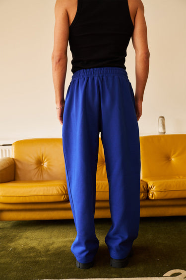 Royal Blue Straight Fit Sweatpants - BonkersCorner
