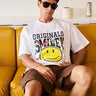 Smiley Originals Floral Oversized T-shirt - BonkersCorner