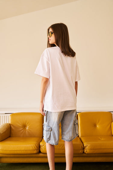 Smiley Originals Floral Oversized T-shirt - BonkersCorner