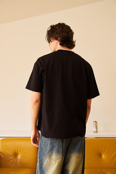 Spray Paint Smiley Oversized T-shirt - BonkersCorner