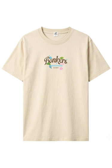 Bonkerscorner UAE oversized T-shirt featuring a butterscotch ice cream graphic on the front, part of the Ice Cream Collection.