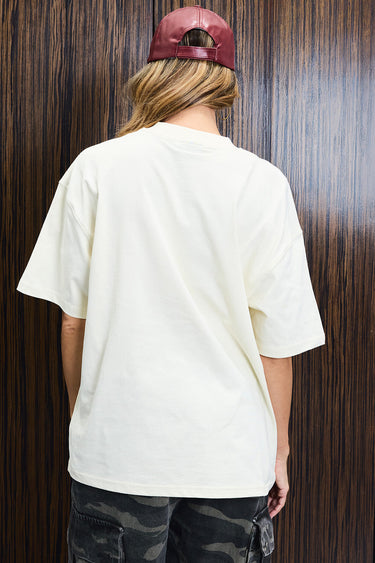 Made Loud oversized T-shirt by Bonkerscorner UAE, shown in black with bold graphic print and relaxed fit on a mannequin.