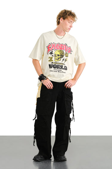 Made Loud oversized T-shirt by Bonkerscorner UAE featuring a relaxed fit, soft fabric, and bold graphic design.