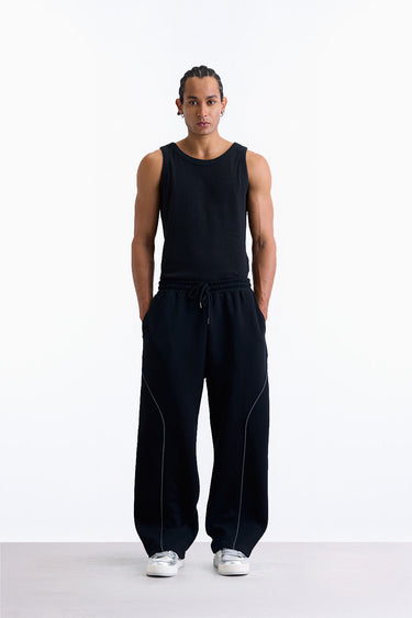 Bonkerscorner UAE Pitlane Straight Track Pants featuring a sporty design with a comfortable fit and stylish track pant details.