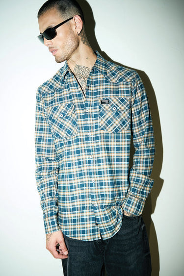 Blue Prussian Regular Fit Shirt - BonkersCorner