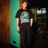 Bonkers Corner Anxiety Chase oversized T-shirt in XS with bold graphic print, casual fit, and comfortable fabric.