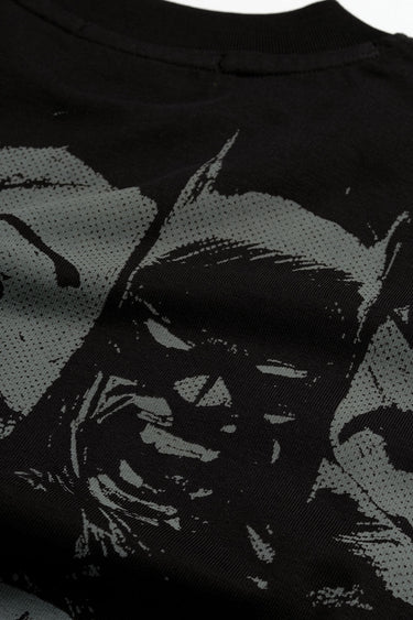 Bonkers Corner Batman Rage embroidered oversized T-shirt featuring bold Batman graphic and detailed embroidery on soft fabric.