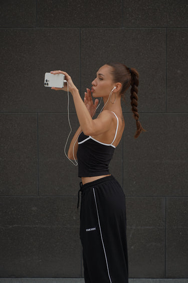 Black Essential Cami Top