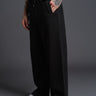 Black Bonkers Corner everyday joggers displayed on a model, featuring a comfortable fit and casual style.