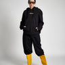 Black Bonkers Corner oversized heavyweight fleece hoodie with signature design, featuring a relaxed fit and cozy fabric.