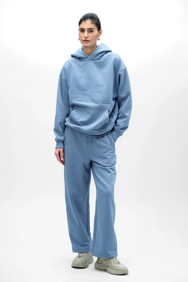 Blue everyday joggers by Bonkers Corner, casual athletic pants with a relaxed fit and elastic waistband, suitable for everyday wear.