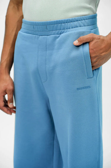 Blue Bonkers Corner everyday joggers with elastic waistband and cuffs, casual fit for comfortable daily wear.