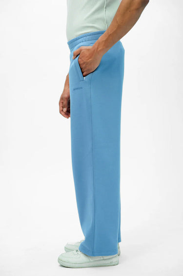 Blue Bonkers Corner everyday joggers made of soft fabric, featuring a relaxed fit and elastic waistband, perfect for casual wear.
