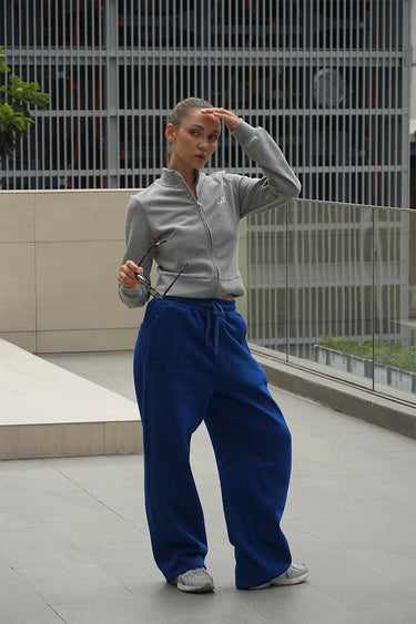 Blue Bonkers Corner On The Go Joggers in XS, casual fit with elastic waistband and side pockets, perfect for active wear.