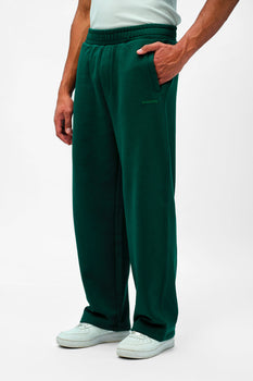 Bonkers Corner bottle green everyday joggers with elastic waistband and relaxed fit, made from soft, comfortable fabric.