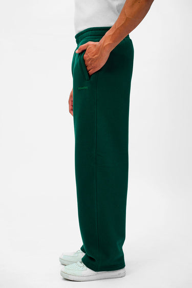 Bonkers Corner bottle green everyday joggers displayed, featuring relaxed fit and comfortable fabric for casual wear.