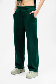 Bonkers Corner bottle green everyday joggers displayed on a hanger, showcasing a casual and comfortable athletic style.