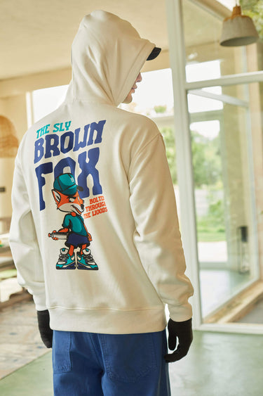 Brown Fox Hoodie by Bonkers Corner featuring a cozy brown hoodie with a fox graphic design, casual and comfortable for everyday wear.
