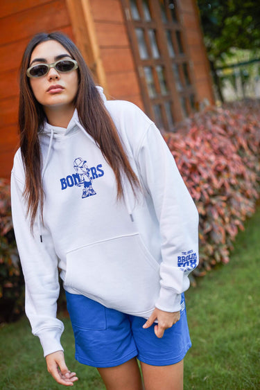 Brown Fox Hoodie by Bonkers Corner featuring a cozy design with a brown fox graphic on soft fabric.