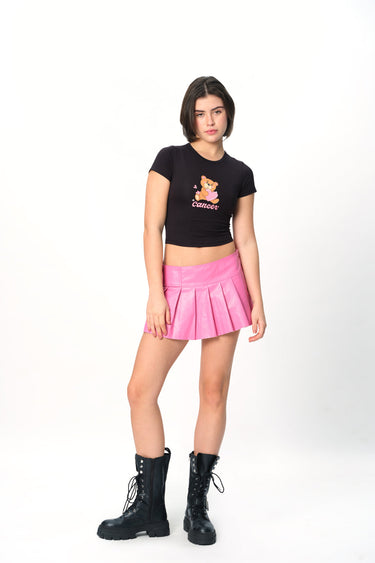 Bonkers Corner Cancer Cosmic long length baby tee with pastel cosmic design and soft fabric, casual style for kids.
