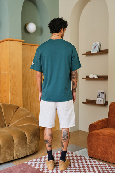 Bonkers Corner cosmic oversized T-shirt featuring a vibrant cosmic print on soft, breathable fabric.
