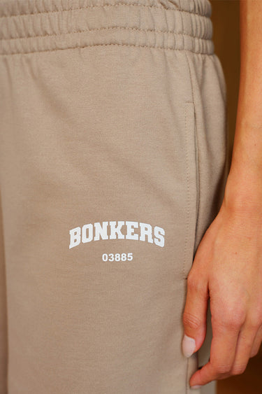 Bonkers Corner Desert Dust Lounge Shorts in XS, showing soft fabric and relaxed fit for comfortable casual wear.
