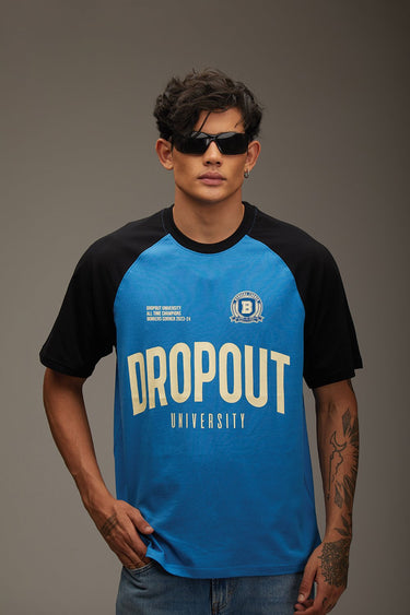Bonkers Corner Dropout University oversized T-shirt in XS, featuring a casual fit with university-inspired graphic design.