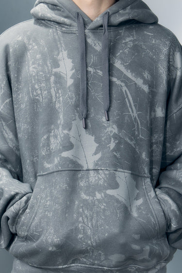 Faded grey hoodie from Bonkers Corner with a relaxed fit, soft fabric, and casual style, displayed on a plain background.