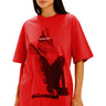Bonkers Corner Fallen Angel oversized T-shirt featuring a graphic print, soft fabric, and relaxed fit in a casual streetwear style.