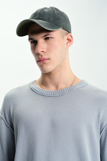 Grey Bonkers Corner Mode crewneck sweatshirt displayed flat with ribbed collar and cuffs, soft fabric, and subtle branding details.
