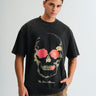 Bonkers Corner oversized Guns N' Roses Use Your Illusion T-shirt featuring band logo and artwork in black and white.