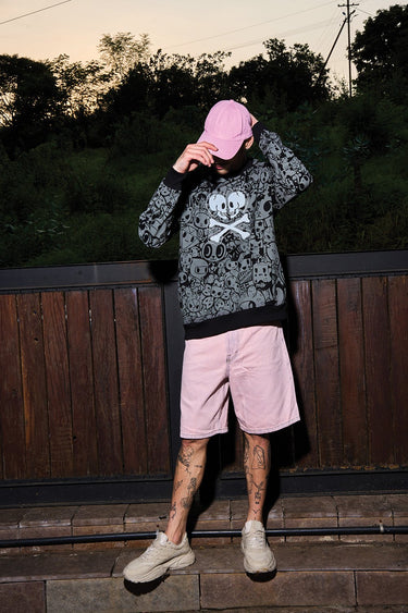 Bonkers Corner Heart Away sweatshirt in XS with a printed heart design, made from soft fabric for comfortable casual wear.