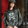 Bonkers Corner Heart Away sweatshirt in XS size, featuring a cozy design with a heart graphic on soft fabric.