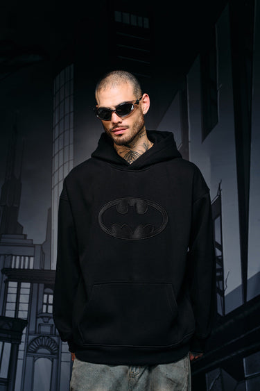 Bonkers Corner I Am Vengeance hoodie in XS, black hoodie with graphic design, front view showing logo and detailed print.