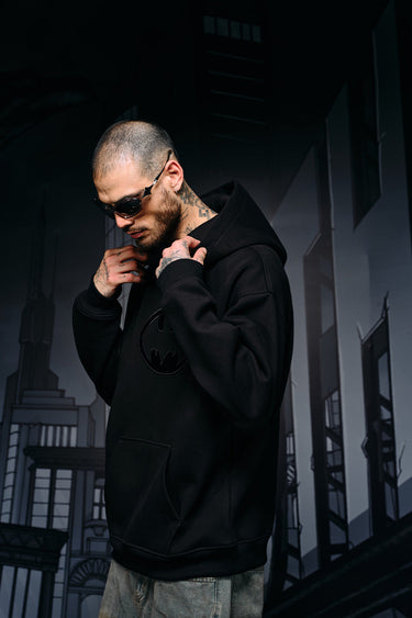 Bonkers Corner I Am Vengeance hoodie in XS showing front view with bold graphic design and comfortable fit.