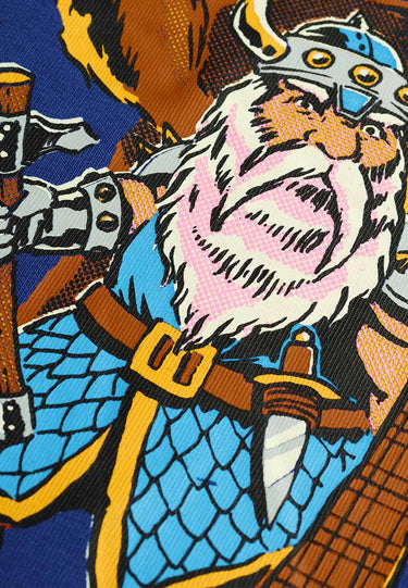 Blue oversized T-shirt from Bonkers Corner's Imaginary Friends collection, featuring colorful graphic design on front.